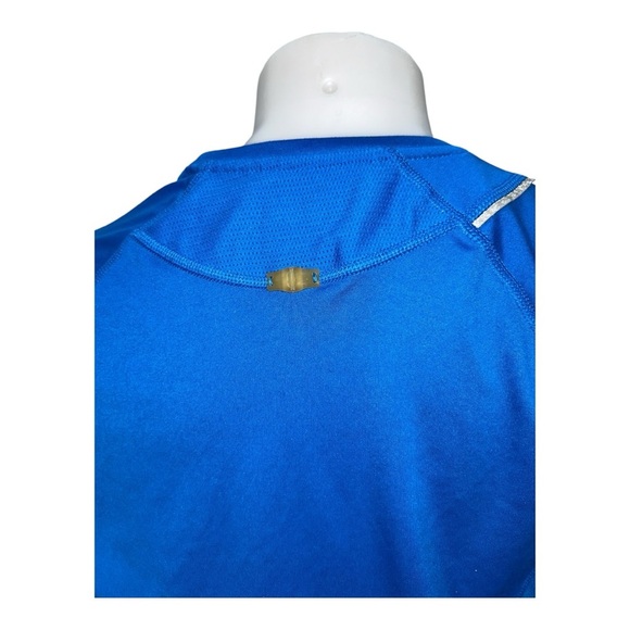 Nike Womens Dri Fit Shirt Running Training Size L Royal Blue Performance - Picture 4 of 10